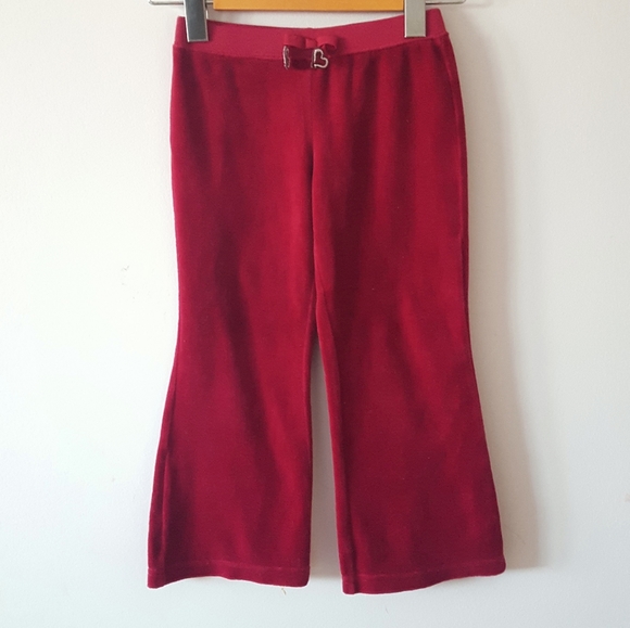 Gymboree Red Velour Pants Size 5 - Picture 3 of 5